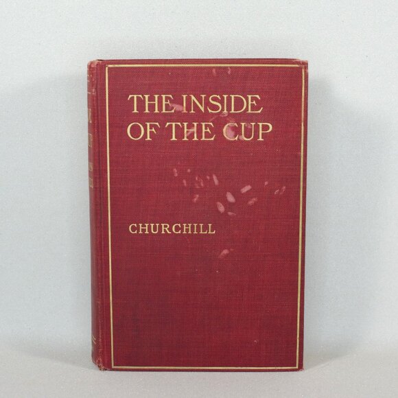 Antique Book "The Inside Of The Cup" By Winston Churchill, Macmillan Co. 1915 - Picture 1 of 9